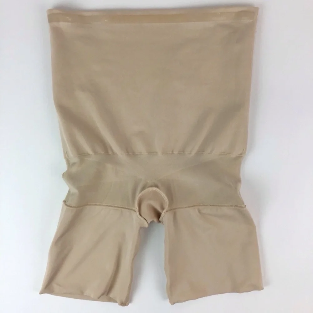 Spanx Assets Nude High Waist Shorts | Large
